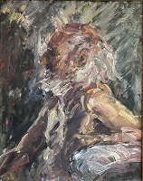 Paul 2. Oil on canvas, 35cm x 27cm.