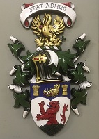 120cm high coat of arms, private commission for a client in Switzerland.
